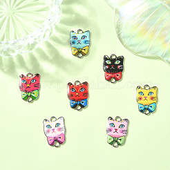 35Pcs 7 Styles Alloy Enamel Connector Charms&nbsp;ENAM-CJ0004-63