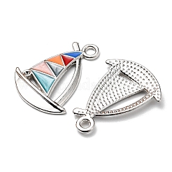 Alloy Enamel Pendant Rhinestone Settings&nbsp;ENAM-YW0002-34