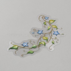 20Pcs Flower PET Decorative Stickers&nbsp;DIY-WH20055-078D