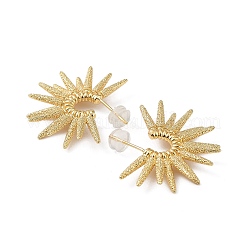 Rack Plating Brass Stud Earrings&nbsp;EJEW-M229-01G