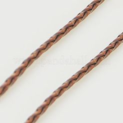 編み込み用弾性なしビーズコードワイヤー  ココナッツブラウン  0.6mm  約10.93ヤード（10m）/ロール&nbsp;X-EW-N001-09
