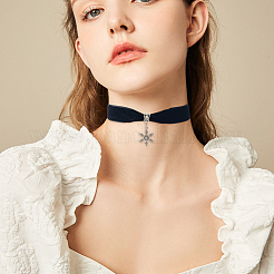 6Pcs 6 Styles Velvet & Imitation Leather Choker Necklaces&nbsp;NJEW-SC0001-71
