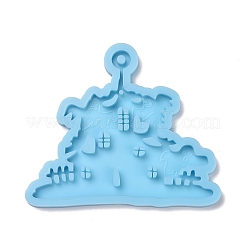 Castle with Ghost Pendant Silicone Molds&nbsp;LS-DIY-F109-06
