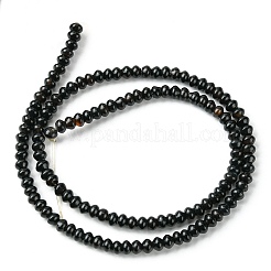 天然石瑪瑙ビーズ連売り  染め＆加熱  ロンデル  4~4.5x2.5~3mm  穴：0.9mm  約132~134個/連  15.43~15.75''（39.2~40センチメートル）&nbsp;G-D067-B01-02