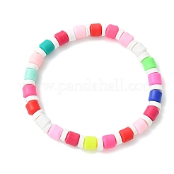 Polymer Clay Beaded Stretch Bracelets for Women&nbsp;BJEW-JB13937