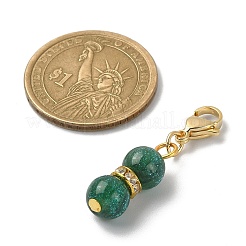 Resin Round Pendant Decorations&nbsp;HJEW-JM01150