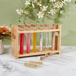 12 Holes Wood Test Tube Display Stands&nbsp;ODIS-OC0001-86