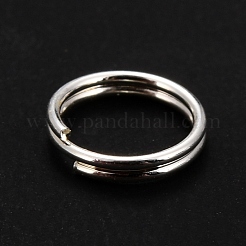 304ステンレススプリットリング  ダブルループ丸カン  銀  7x1.3mm  内径：5.5mm  単線：0.65mm&nbsp;STAS-P223-22S-03