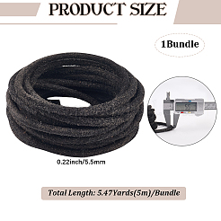 5M DIY Frosted Cowhide Leather Cord&nbsp;OCOR-GF0004-97D-01