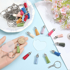 Acrylic Disc Big Pendants&nbsp;DIY-SP0001-33A