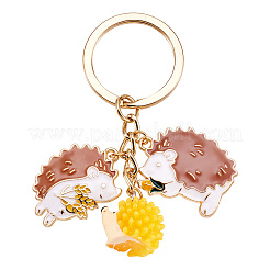 Alloy Enamel & Resin Keychain&nbsp;KEYC-TAC00016