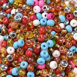 Opaque & Transparent & Metallic Colours Glass Seed Beads&nbsp;SEED-A030-07A