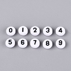 Opaque Acrylic Beads&nbsp;SACR-Q001-12F