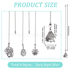 Tibetan Style Alloy Ceiling Fan Pull Chain Extenders&nbsp;AJEW-AB00128