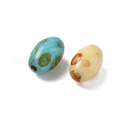 60Pcs 10G Baking Paint Picasso Glass Seed Beads&nbsp;GLAA-V001-06