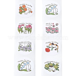 500Pcs Animals Roll Stickers&nbsp;DIY-U008-11