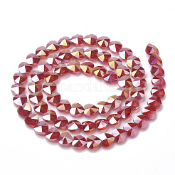 Electroplate Glass Beads&nbsp;EGLA-Q091-14mm-A06