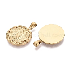 Religion 304 Stainless Steel Pendants&nbsp;STAS-Q113-40G
