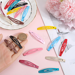 4 Sets Iron Snap Hair Clips&nbsp;AJEW-SC0003-37A-01