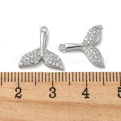 Brass Micro Pave Cubic Zirconia Pendants&nbsp;KK-H460-40P