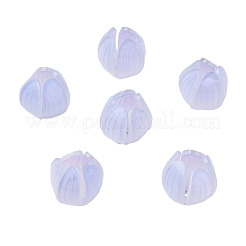 プラスチックビーズ  花  ライラック  13x13x12mm  穴：1.2mm&nbsp;KY-N015-198D