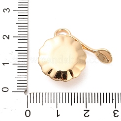 旅をテーマにした真鍮ペンダント  ゴールドカラー  丸カン付き  食器  16.5x16x7mm  穴：4mm&nbsp;KK-K301-01A-G
