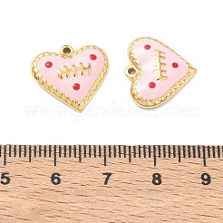 Rugby Pattern 304 Stainless Steel Enamel Pendants&nbsp;STAS-Q119-09G-01