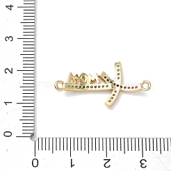 Mother's Day Brass Micro Pave Cubic Zirconia Links&nbsp;LS-KK-T084-03A-G