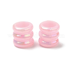 不透明なアクリルビーズ  ABカラー  コラム  ミックスカラー  7x7mm  穴：4mm  約4166個/500g&nbsp;OACR-A020-13