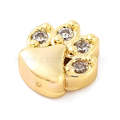 Rack Plating Brass Micro Pave Clear Cubic Zirconia Cabochons&nbsp;KK-F874-02G-05