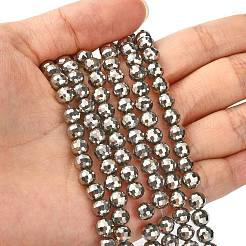 Electroplate Glass Beads Strands&nbsp;EGLA-E009-6mm-F08