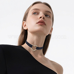 5Pcs 5 Styles Alloy Pendant Imitation Leather Cord Layer Necklaces&nbsp;NJEW-CL0005-15