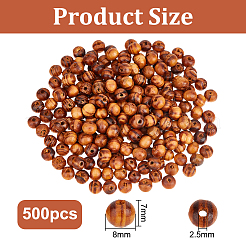 Natural Wood Beads&nbsp;WOOD-OC0003-73A