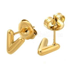 304 Stainless Steel Stud Earrings&nbsp;EJEW-I316-01G-V
