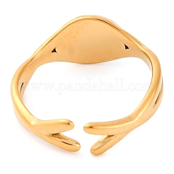 Oval Synthetic Turquoise Finger Rings&nbsp;RJEW-H239-01G
