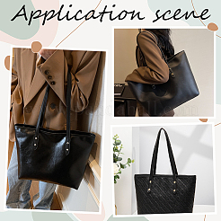 2Pcs Imitation Leather Bag Strap&nbsp;PURS-CL0001-08B