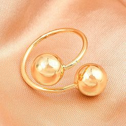 Brass Cuff Rings for Women&nbsp;RJEW-Z113-18G