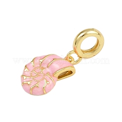 Brass Enamel European Dangle Charms&nbsp;KK-I352-19G