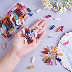 140Pcs 14 Colors Acrylic Beads&nbsp;MACR-SZ0001-78
