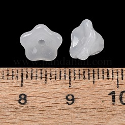 Baking Paint Transparent Glass Beads&nbsp;GLAA-T025-81C-01