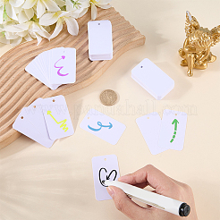 200Pcs Rectangle Blank PVC Price Tags&nbsp;CDIS-SP0001-40C