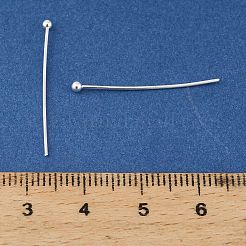 Brass Head Pins&nbsp;KK-H258-09B-S