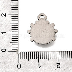304 Stainless Steel Pendants&nbsp;STAS-H477-06P