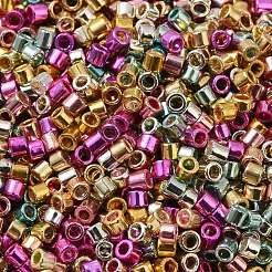 Electroplate Glass Seed Beads&nbsp;SEED-S042-01B-13