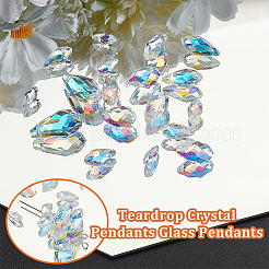 168Pcs 7 Styles Electroplate Glass Beads Strands&nbsp;GLAA-GA0002-06
