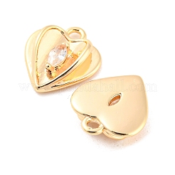 Clear Glass Charms&nbsp;KK-E090-25G