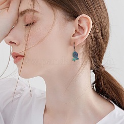 15個3色304ステンレスペンダント  ひまわりチャーム  ミックスカラー  26x18x2.5mm  穴：2mm  5個/カラー&nbsp;STAS-SZ0002-81