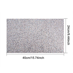 ホットメルトガラスラインストーンのりシート  布袋や靴のトリミング用  クリスタルAB  40x24cm&nbsp;RB-BC0001-01A