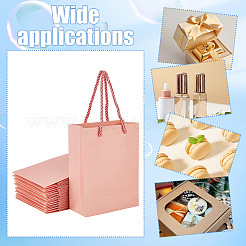 Folding Paper Gift Bags with Handle&nbsp;ABAG-WH0045-21D