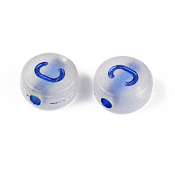 Luminous Frosted Acrylic Beads&nbsp;FACR-T008-02C